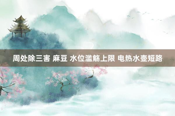 周处除三害 麻豆 水位滥觞上限 电热水壶短路